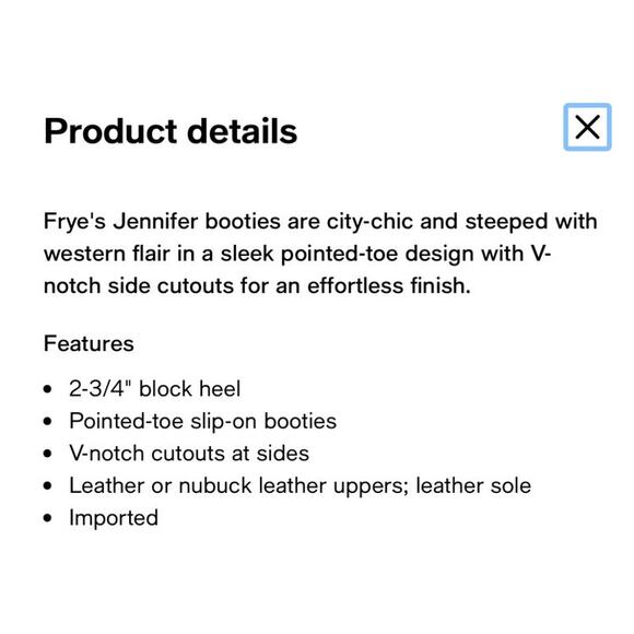 Frye Womens Jennifer Cutout Bootie Heeled Tan Leather Pointed Toe Slip On Sz 9.5 - Picture 13 of 14